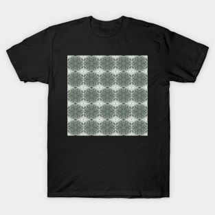 Orchid Mezzotint Intaglio Kaleidoscope pattern 18 T-Shirt